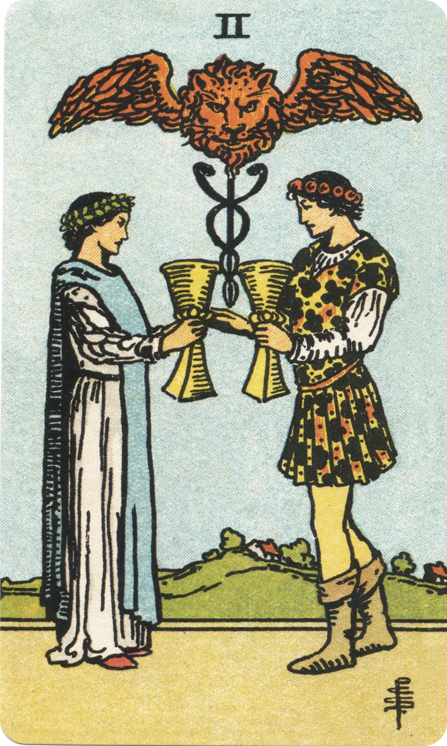 圣杯二 Two of Cups