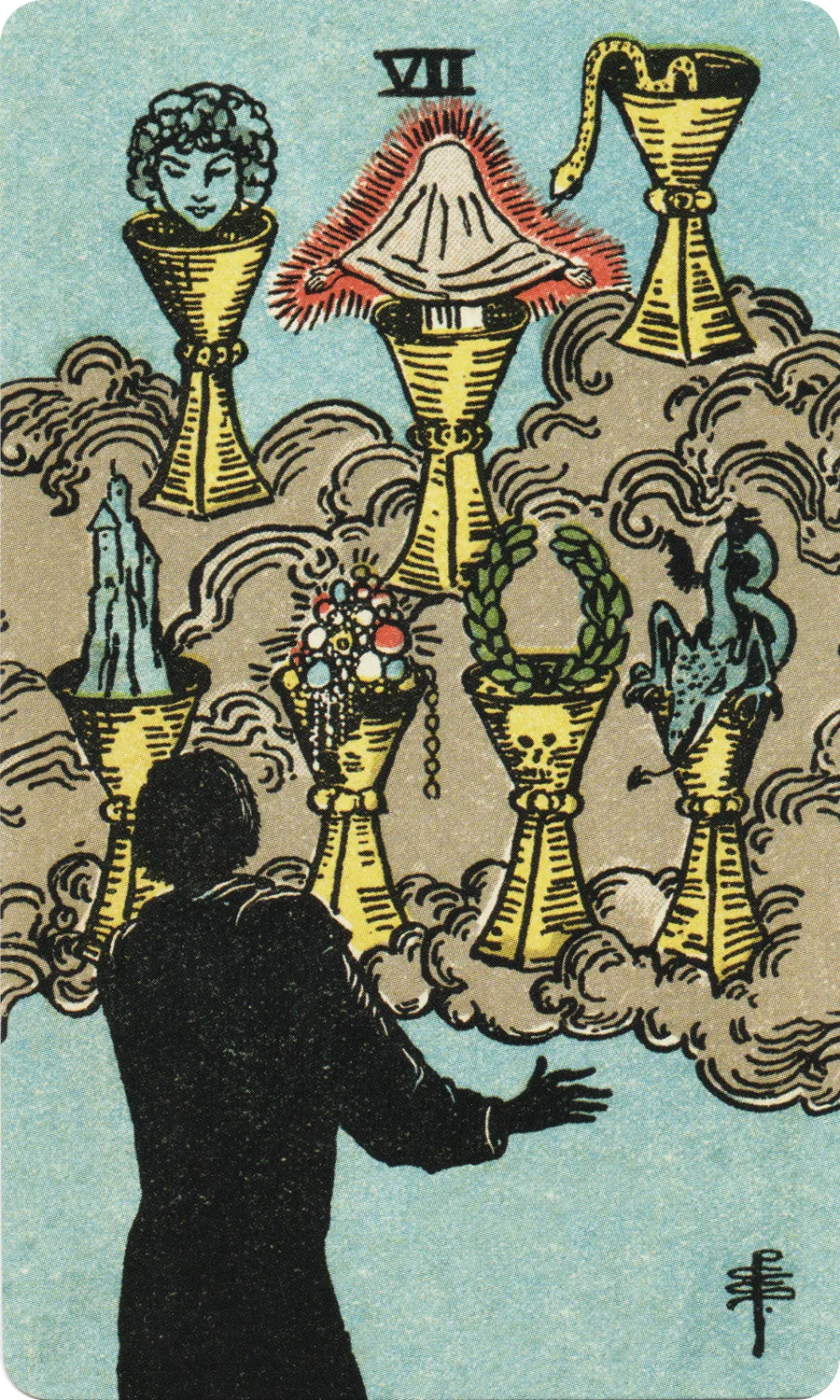 圣杯七 Seven of Cups