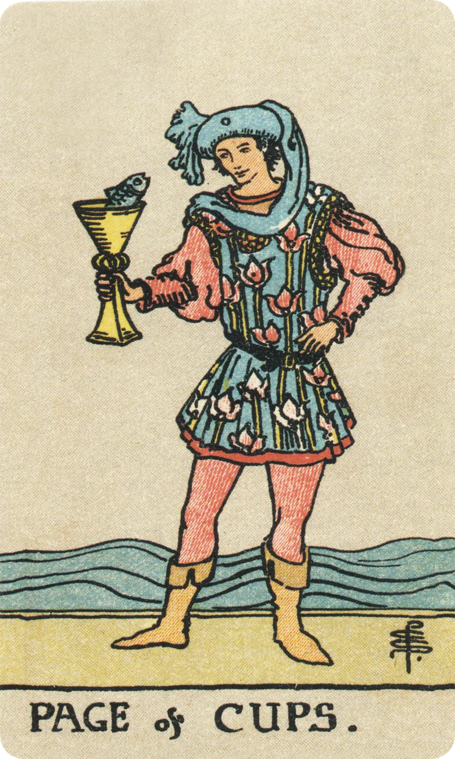 圣杯侍从 Page of Cups