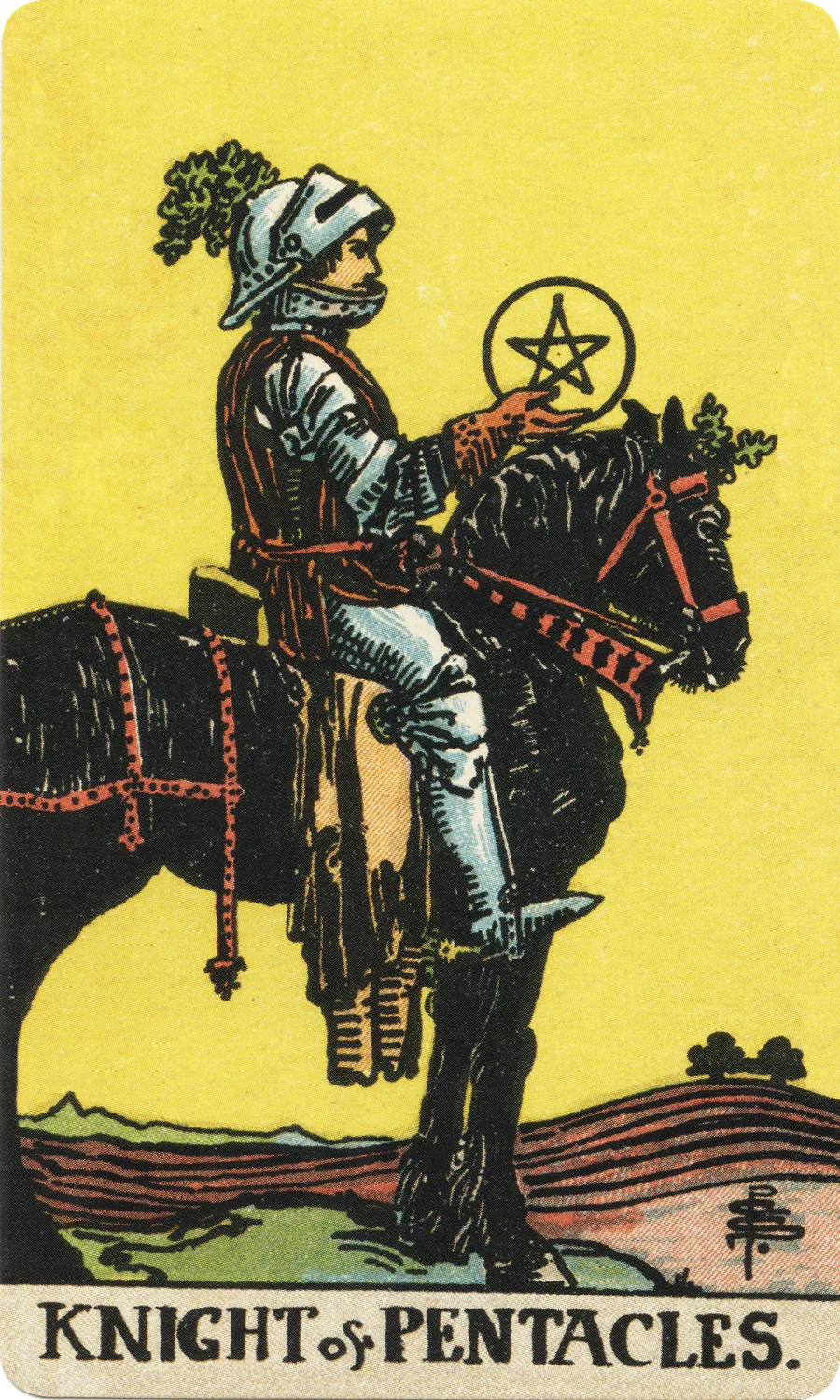 钱币骑士 Knight of Pentacles