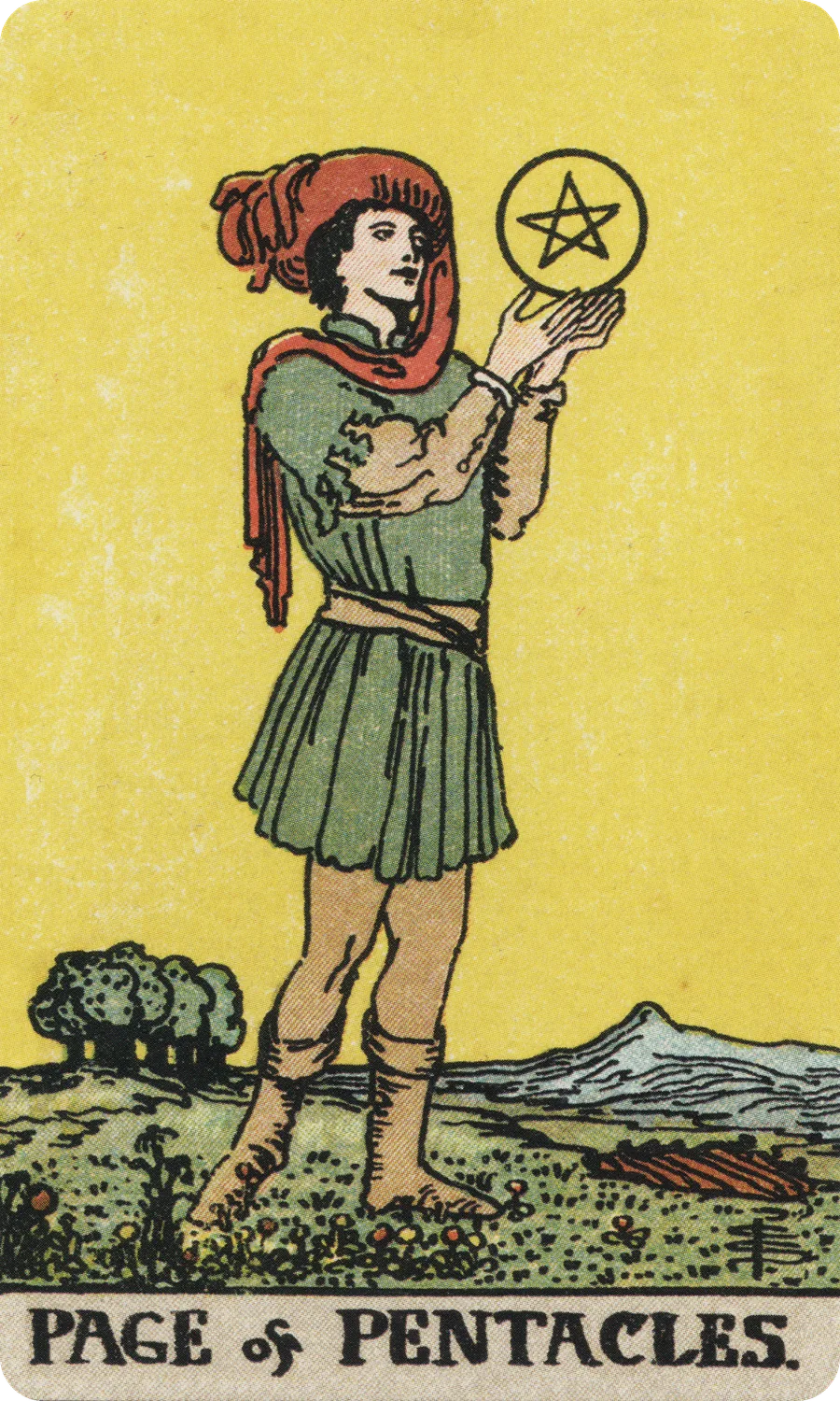 钱币侍从 Page of Pentacles