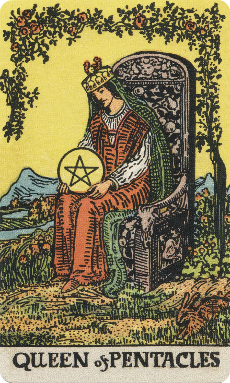 钱币王后 Queen of Pentacles