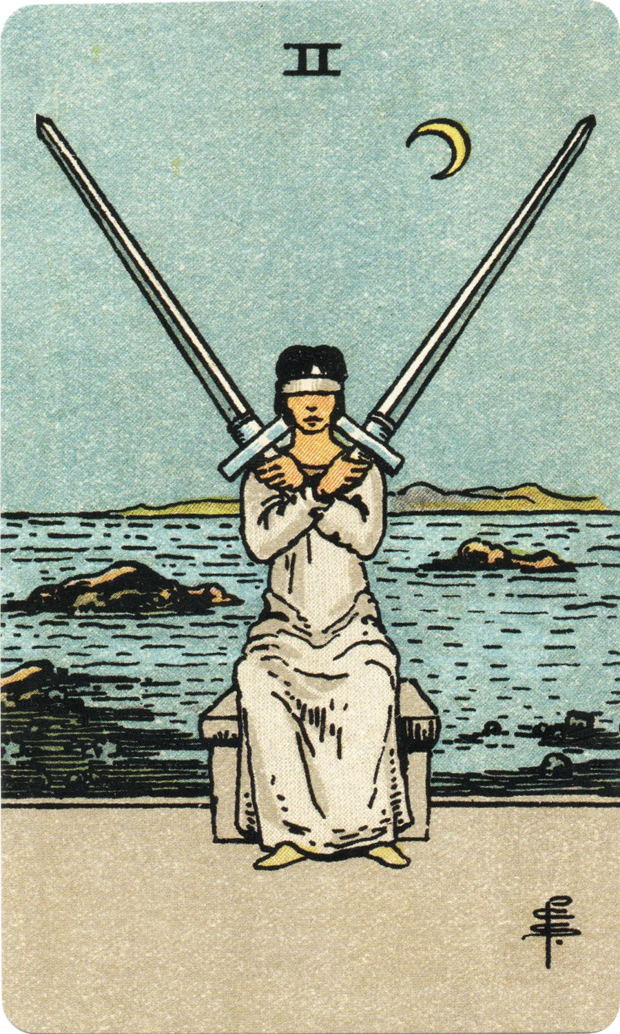 宝剑二 Two of Swords