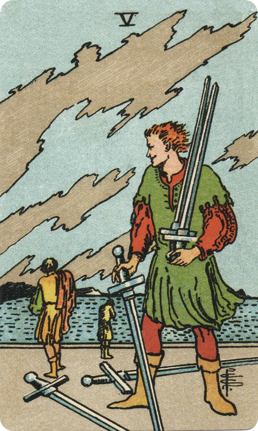 宝剑五 Five of Swords