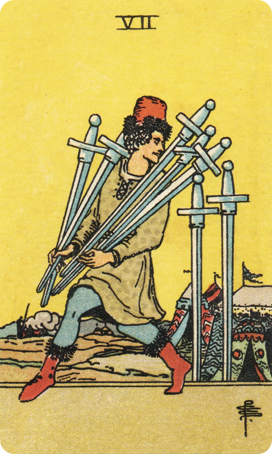 宝剑七 Seven of Swords
