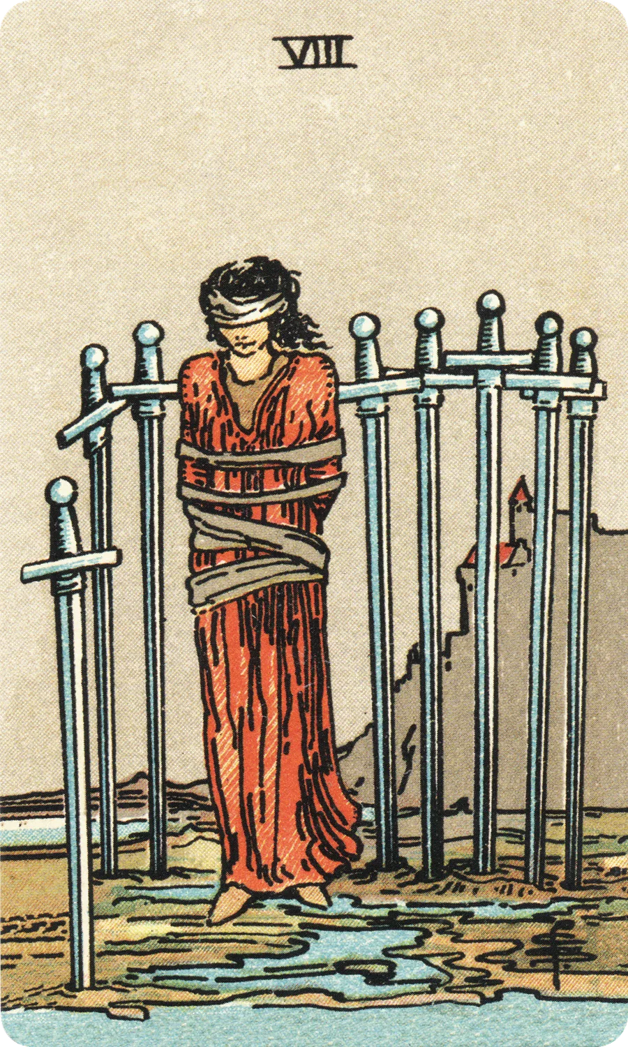 宝剑八 Eight of Swords