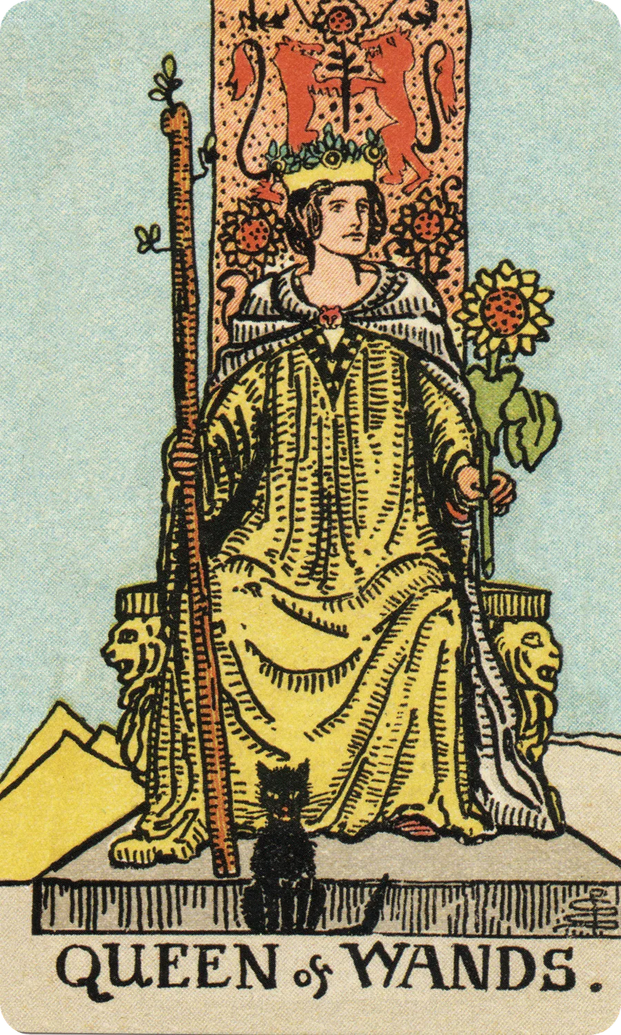 权杖王后 Queen of Wands